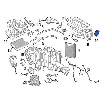 Ford OE - HVAC Defrost Mode Door Actuator