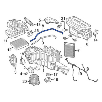Ford OE - HVAC Heater Hose