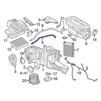 Ford OE - HVAC Heater Hose