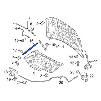 Ford OE - Left Hood Lift Support