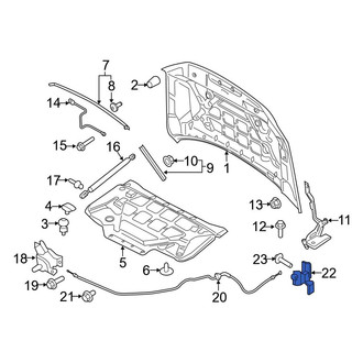 Ford OE - Front Hood Release Handle