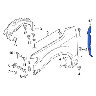 Ford OE - Front Right Fender Insulator