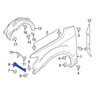 Ford OE - Front Left Lower Fender Brace