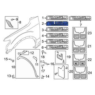 Ford OE - Front Left Fender Emblem