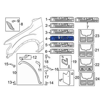 Ford OE - Front Right Fender Emblem