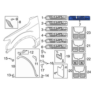 Ford OE - Front Left Fender Emblem