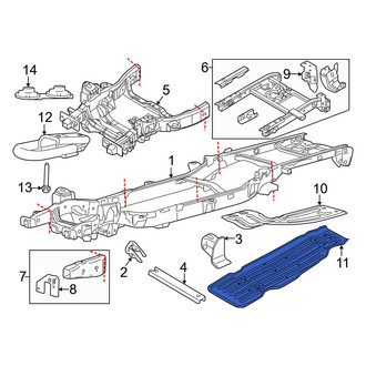 Ford OE - Fuel Tank Skid Plate