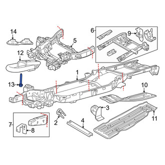 Ford OE - Tow Hook Bolt