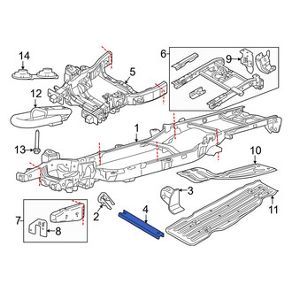 Ford OE - Frame Crossmember