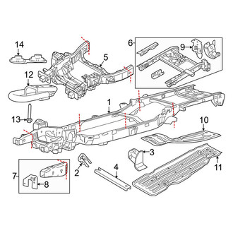 Ford OE - Frame & Components (SuperCab)