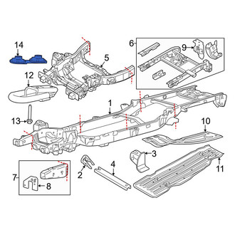 Ford OE - Tow Hook Nut