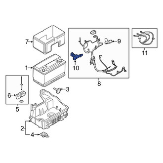 Ford OE - Battery Cable Terminal End