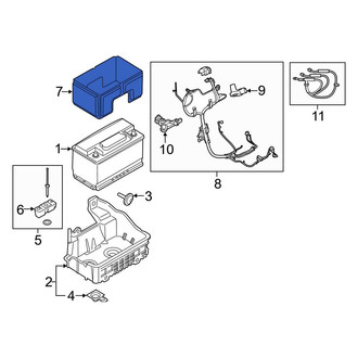 Ford OE - Battery Cover
