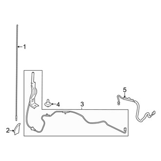Ford OE - Electrical - Antenna (W/O Satellite Radio)