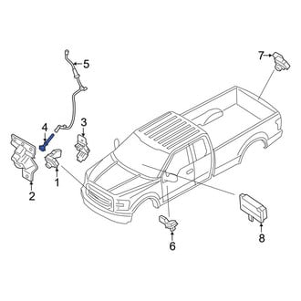 Ford OE - Front Headlight Washer Nozzle