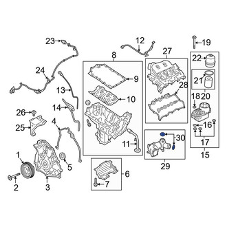 Ford OE - Turbocharger Inlet Hose Gasket