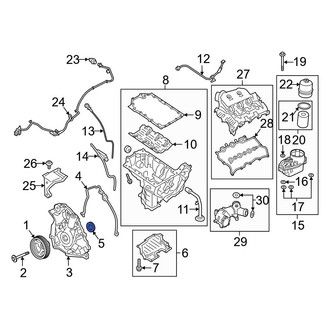 Ford OE - Rear Engine Crankshaft Seal