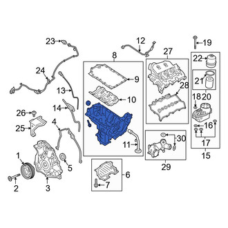Ford OE - Upper Engine Oil Pan