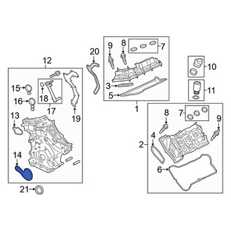 Ford OE - Engine Timing Cover Gasket