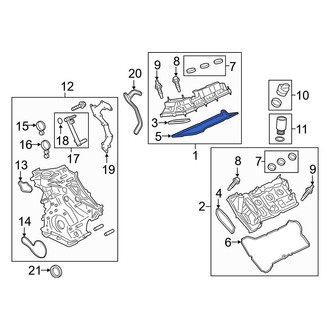 Ford OE - Left Outer Engine Valve Cover Gasket