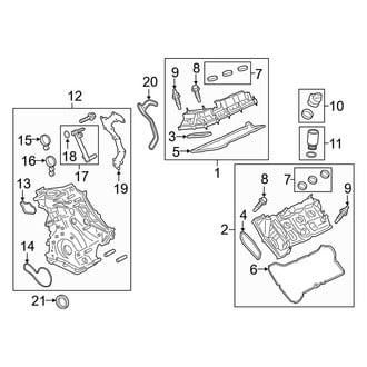 Ford OE - Engine - Valve & Timing Covers (2.7L)