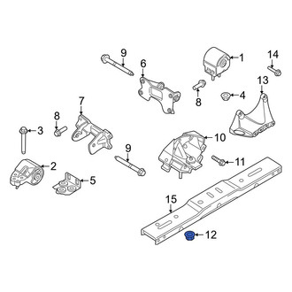 Ford OE - Automatic Transmission Mount Nut