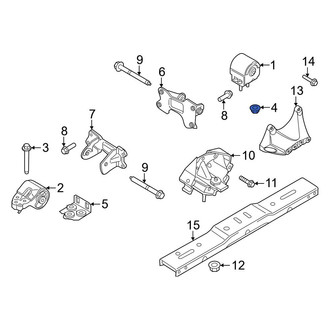 Ford OE - Engine Mount Nut
