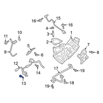 Ford OE - Upper Turbocharger Oil Line Bolt