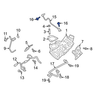 Ford OE - Turbocharger Oil Line Bolt