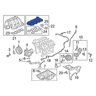 Ford OE - Lower Engine Intake Manifold