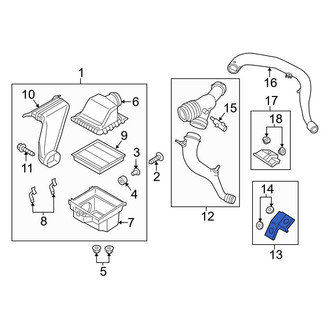 Ford OE - Engine Air Intake Hose Bracket