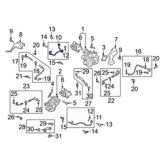 Ford OE - Right Turbocharger Oil Line