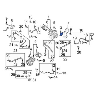 Ford OE - Turbocharger Gasket