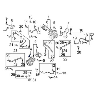 Ford OE - Turbocharger Gasket