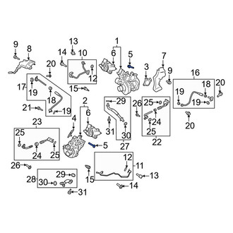 Ford OE - Inner Interior Door Handle Bolt