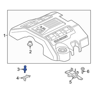 Ford OE - Left Engine Cover Stud