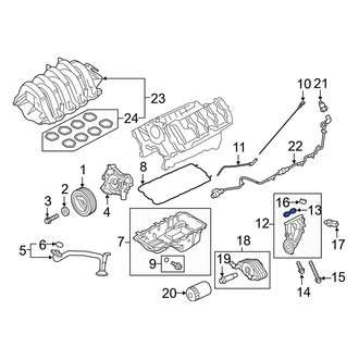 Ford OE - Engine Oil Filter Adapter Gasket