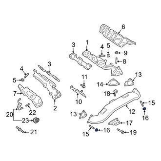 Ford OE - Exhaust Manifold Nut
