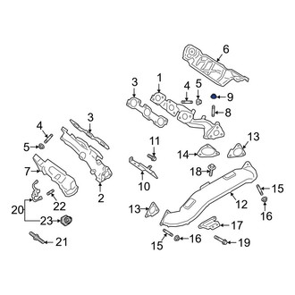 Ford OE - Exhaust Manifold Nut