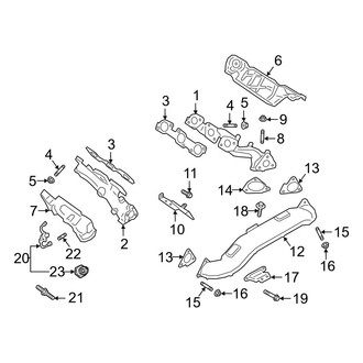 Ford OE - Exhaust System - Exhaust Manifold (King Ranch / Lariat / Platinum 3.0L)