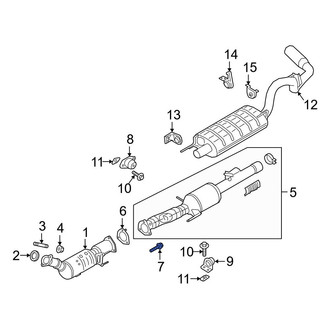 Ford OE - Catalytic Converter Bolt