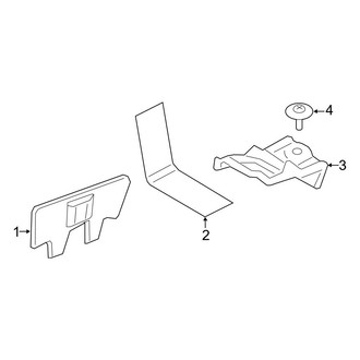 Ford OE - Exhaust System - Heat Shields (3.0L)