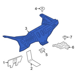 Ford OE - Center Floor Pan Heat Shield