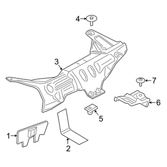 Ford OE - Exhaust System - Heat Shields (2.7L)