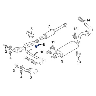 Ford OE - Exhaust Bolt