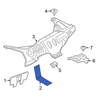 Ford OE - Center Floor Pan Heat Shield