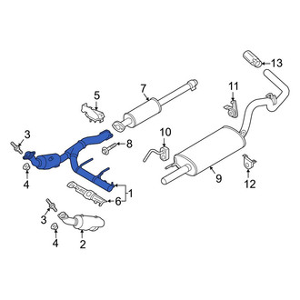 Ford OE - Right Catalytic Converter