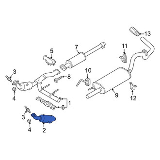 Ford OE - Left Catalytic Converter