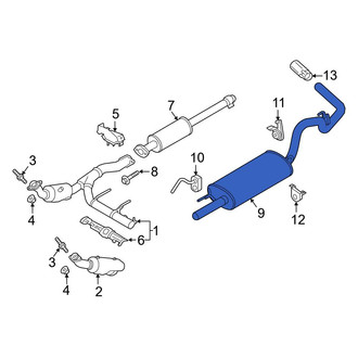 Ford OE - Exhaust Muffler