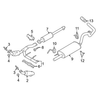 Ford OE - Exhaust System - Exhaust Components (5.0L)